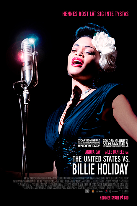 Omslag till filmen: The United States vs. Billie Holiday